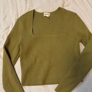 Open Edit Olive Sweater L